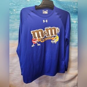 Under Armour M&Ms Caramel Long Sleeve Tshirt Size Large‎